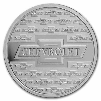 Chevrolet Genuine Parts Logo (1934-1940) 1 uncja Srebra 