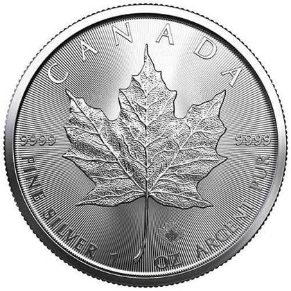 Kanadyjski Liść Klonowy 1 uncja Srebra 2021