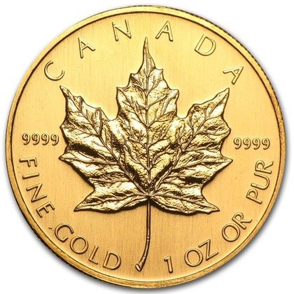 Kanadyjski Liść Klonowy 1 uncja Złota 2004