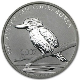 Kookaburra 1 uncja Srebra 2007