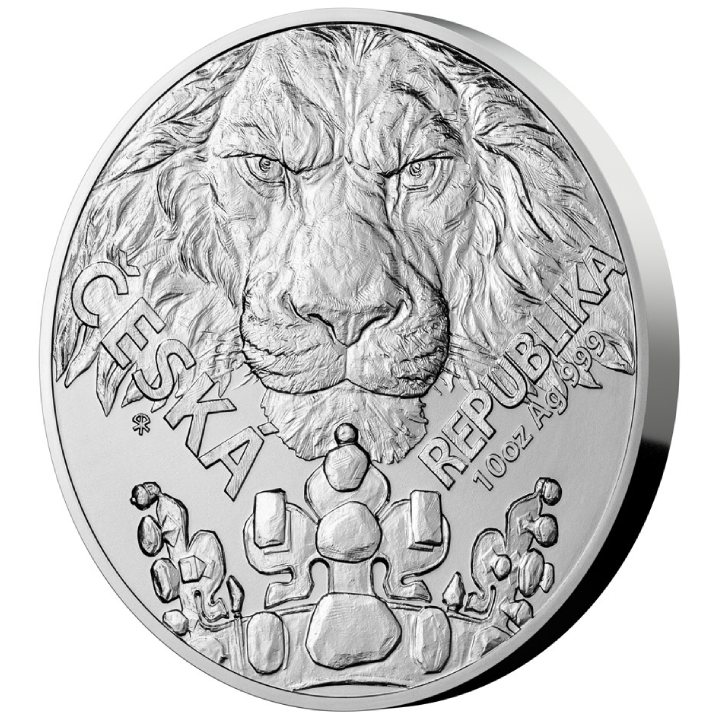Niue: Czech Lion 10 uncji Srebra 2023