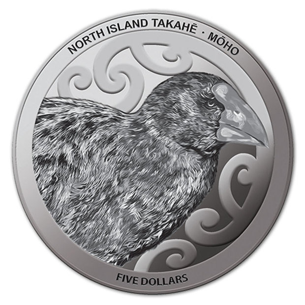 North Island Takahe 1 uncja Srebra 2019 Proof