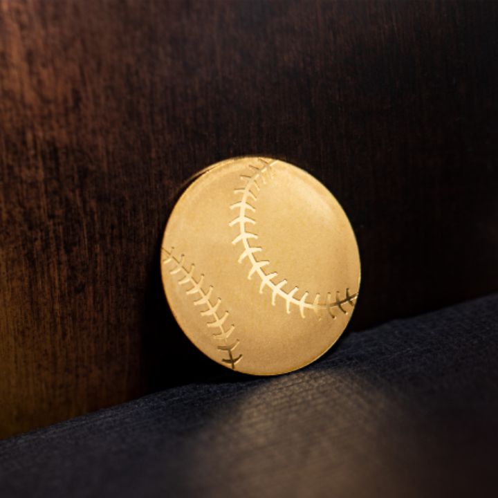 Palau: Baseball 0,5 grama Złota Silk Coin