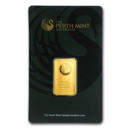 The Perth Mint: Sztabka 10 gramów Złota LBMA