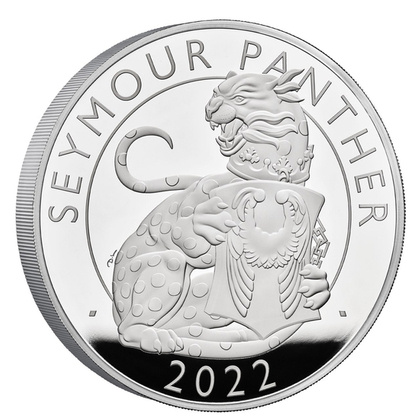 The Royal Tudor Beasts: Seymour Panther 1000 gramów Srebra 2022 Proof