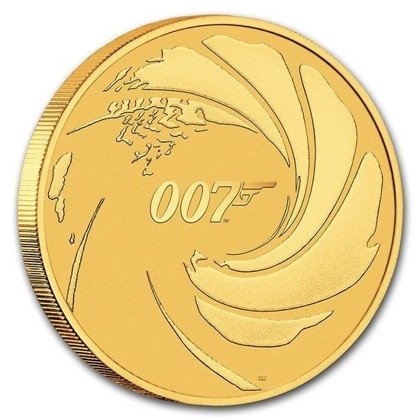 Tuvalu: James Bond 007 1 uncja Złota 2020