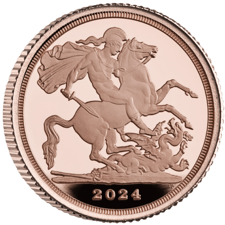 Wielka Brytania: Zestaw 5 monet Sovereign 2024 Proof