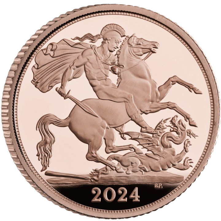 Wielka Brytania: Zestaw 5 monet Sovereign 2024 Proof