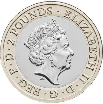 Zestaw 13 monet Miedzionikiel Wielka Brytania 2020