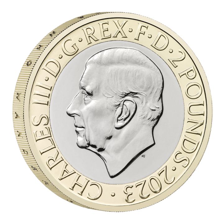 Zestaw 5 monet Wielka Brytania Miedzionikiel 2023 Commemorative Coin