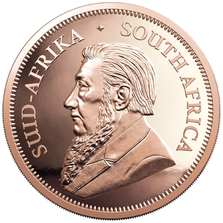 Zestaw 5 złotych monet Krugerrand 2024 Proof