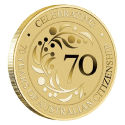  70. rocznica Australian Citizenship Brąz Aluminiowy 2019 (moneta w karcie)