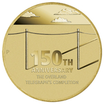 150. rocznica Australian Overland Telegraph Brąz Aluminiowy 2022