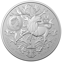 Australia's Coat of Arms - Queensland 1 uncja Srebra 2023