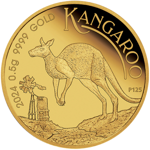 Australijski Kangur - Mini Roo 0,5 grama Złota 2024 Proof