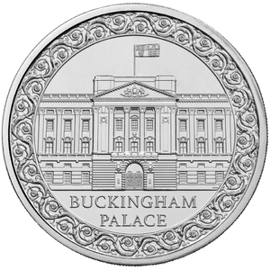 Buckingham Palace £5 Miedzionikiel 2024