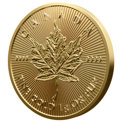 Kanadyjski Liść Klonowy 1 gram Złota 2023
