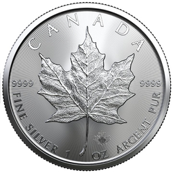 Kanadyjski Liść Klonowy Treasured 1 uncja Srebra 2023