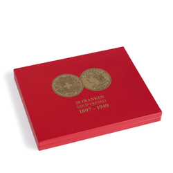 Leuchtturm - Etui na 28 złotych monet typu 20 Franków Szwajcarskich Vreneli 1897 -1949