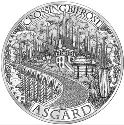 Mythical Cities: Asgard 1 uncja Srebra Round