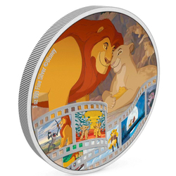 Niue: Disney Cinema Masterpieces - The Lion King kolorowany 3 uncje Srebra 2022 Proof