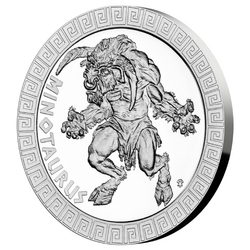 Niue: Mythical Creatures - Minotaur $2 Srebro 2022 Proof