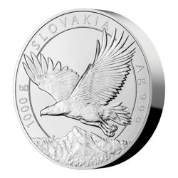 Niue: Slovakia Eagle 1000 gramów Srebra 2023