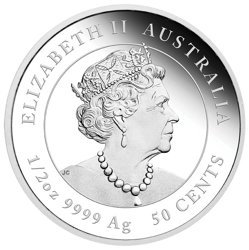 Perth Mint: Lunar III - Rok Królika 1/2 uncji Srebra 2023 Proof