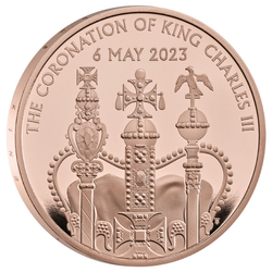 The Coronation of His Majesty King Charles III £5 Złoto 2023 Proof 