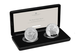 Zestaw 2 monet The Royal Tudor Beasts: The Yale of Beaufort 2 x 1 uncja 2023 Proof