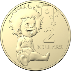 Zestaw 6 monet Australian Baby 2023