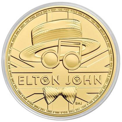  Legendy Muzyki: Elton John 1 uncja Złota 2021