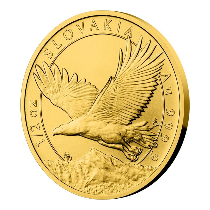  Niue: Slovakia Eagle 1/2 uncji Złota 2023