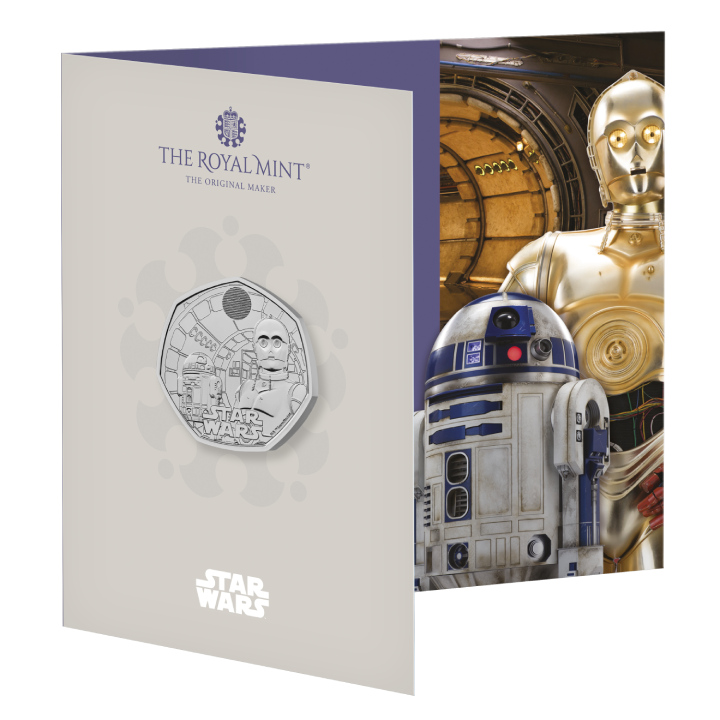  Star Wars: R2-D2 and C-3PO 50p Miedzionikiel 2023