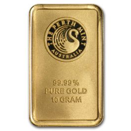 10 gramów Sztabka Złota Perth Mint