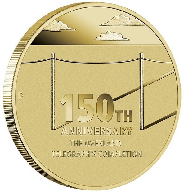 150. rocznica Australian Overland Telegraph Brąz Aluminiowy 2022