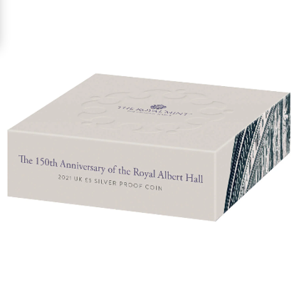 150. rocznica Royal Albert Hall Srebro 2021 Proof 