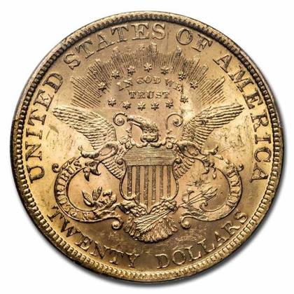 1894 $20 Liberty Gold Double Eagle MS-61 PCGS 