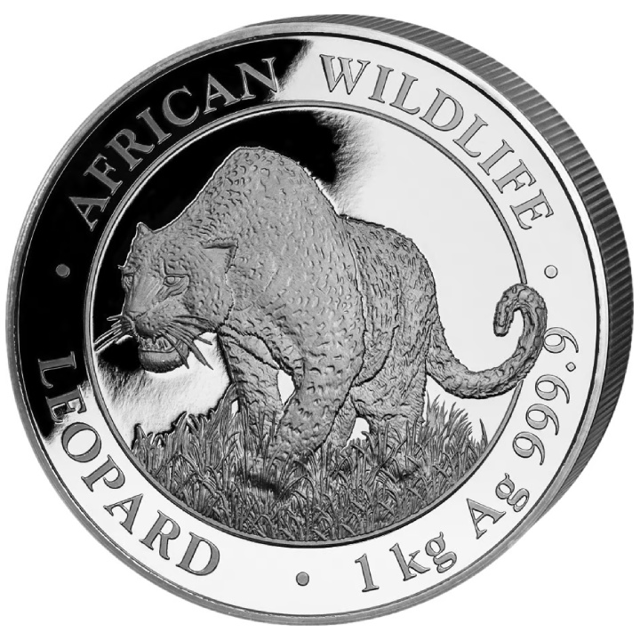 African Wildlife: Leopard 1000 gramów Srebra 2023