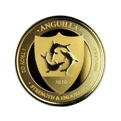 Anguilla: Coat of Arms 1 uncja Złota 2020