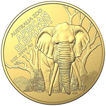 Australia Zoo: Elephant 1 uncja Złoto 2022