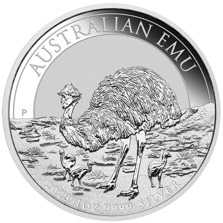 Australijski Emu 1 uncja Srebra 2023
