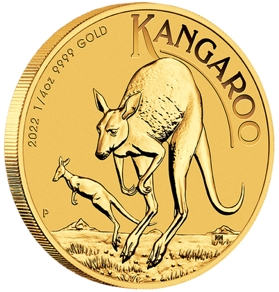 Australijski Kangur 1/4 uncji Złota 2022