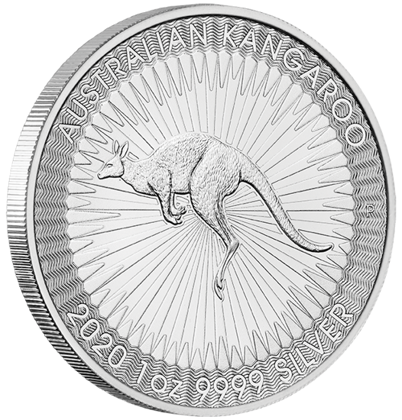 Australijski Kangur 1 uncja Srebra 2020
