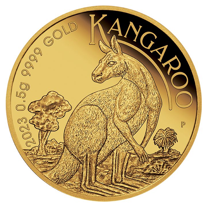 Australijski Kangur - Mini Roo 0,5 grama Złota 2023 Proof