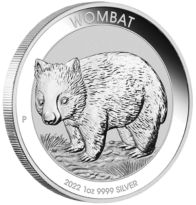 Australijski Wombat 1 uncja Srebra 2022