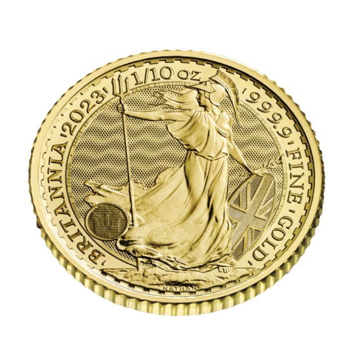 Britannia - King Charles III 1/10 uncji Złota 2023