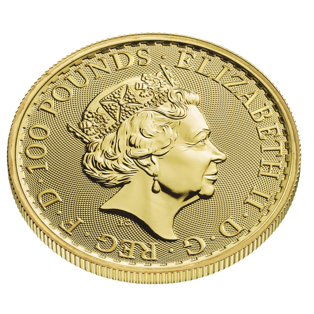 Britannia - Queen Elizabeth II 1 uncja Złota 2023