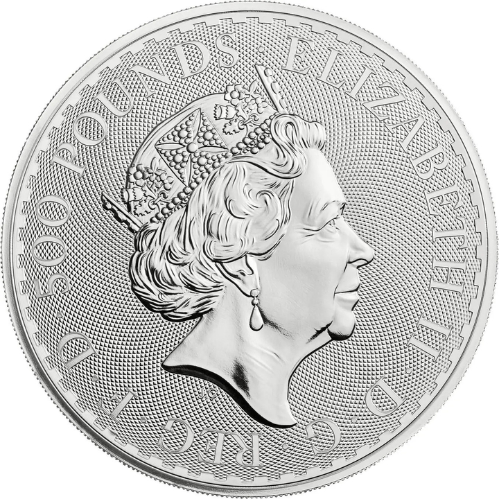 Britannia - Queen Elizabeth II 1000 gramów Srebra 2023