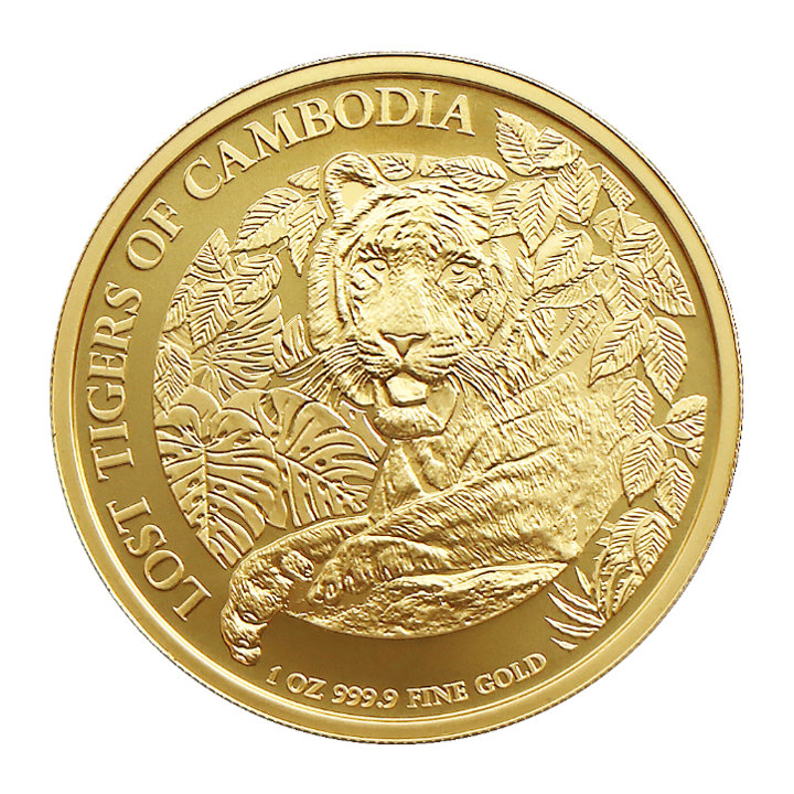 Cambodia: The Lost Tiger of Cambodia 1 uncja Złota 2023